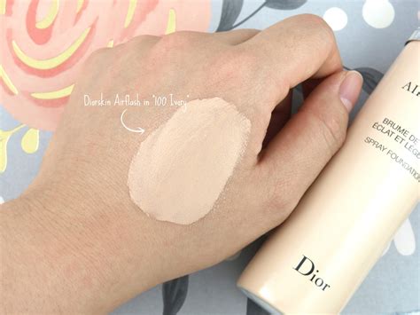 Dior Diorskin Airflash Spray • Foundation Review & Swatches